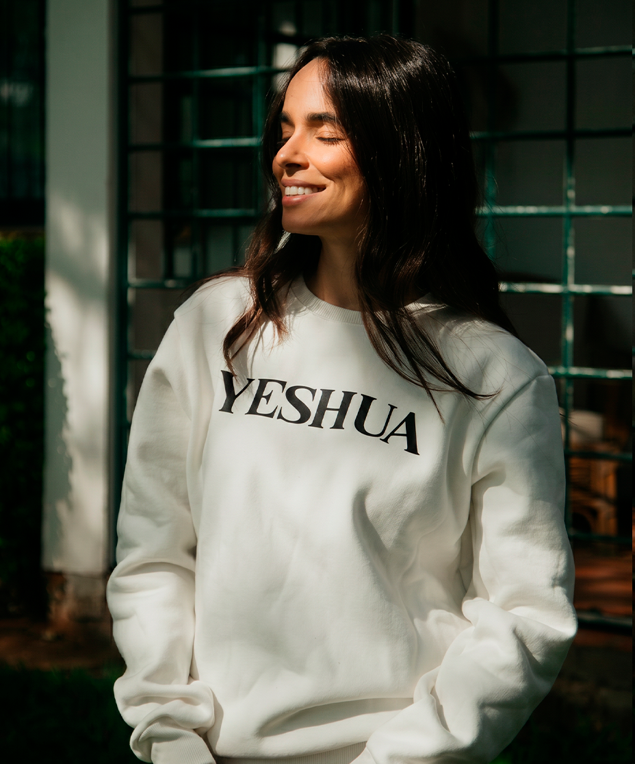 Moletom Vida Feminino OffWhite c/ Preto