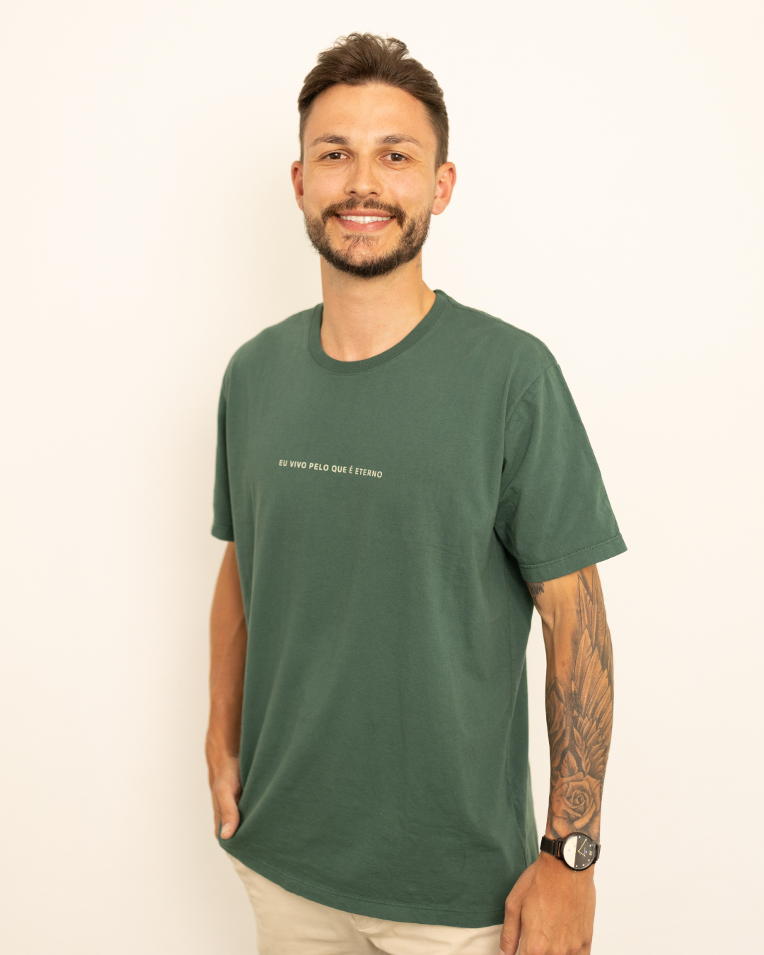Camiseta Clássica Masculina - Eterno