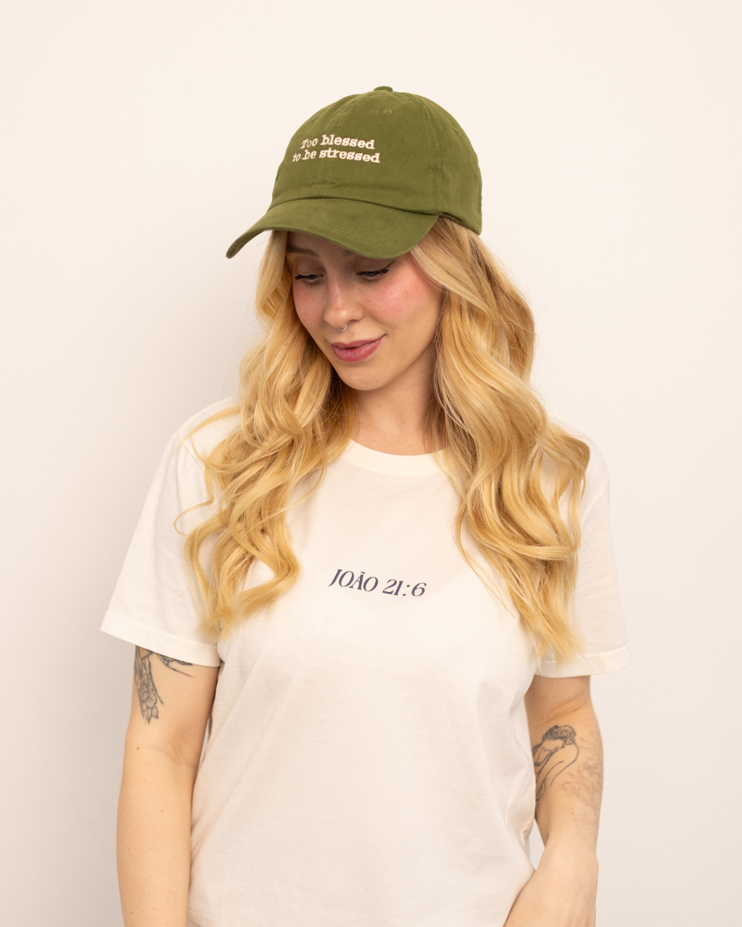 Boné Verde - Too Blessed