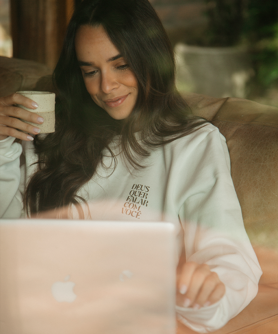 Moletom Profético Feminino OffWhite