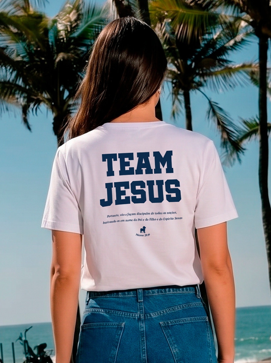 Camiseta Clássica Feminina - Brasil Off White