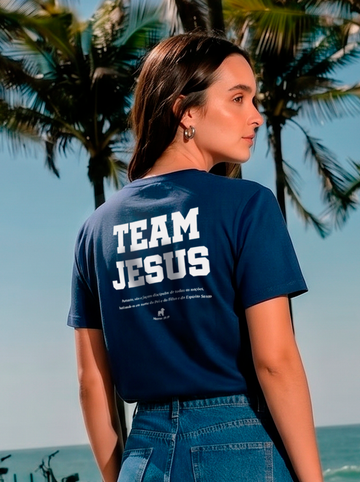 Camiseta Clássica Feminina - Brasil Azul
