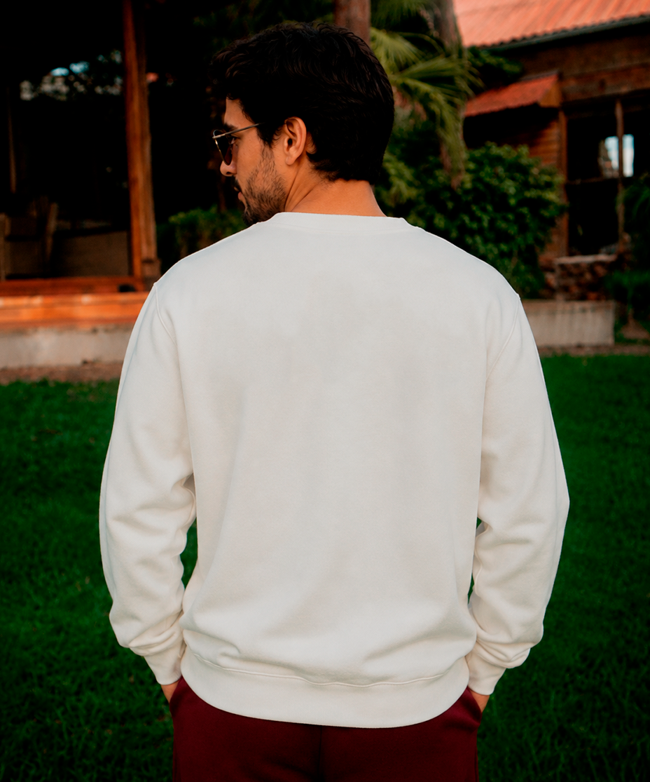 Moletom Amor de Deus Masculino Offwhite