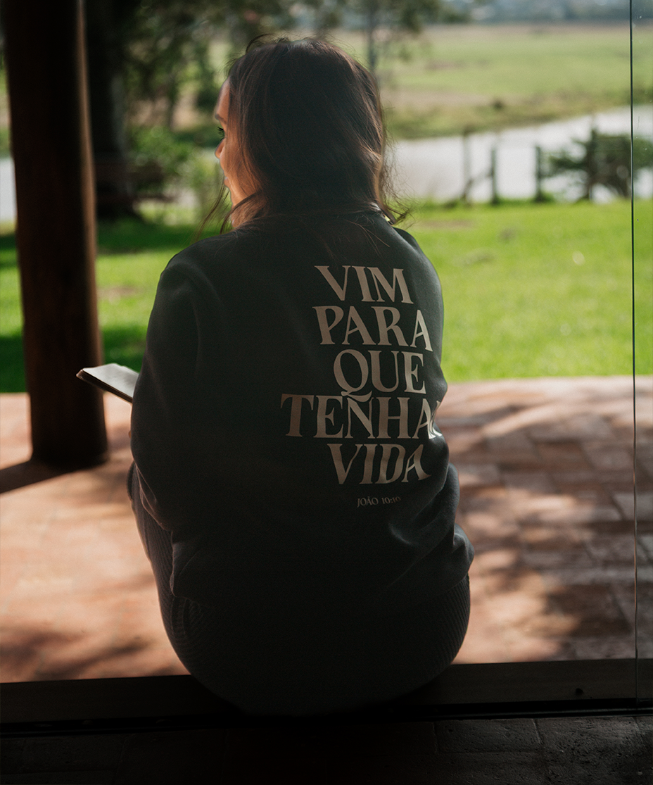 Moletom Vida Feminino Preto