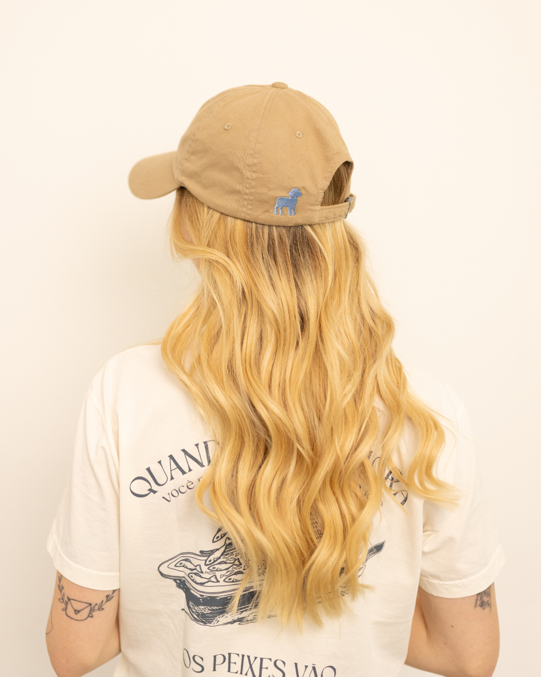 Boné Bege - Sorria, Jesus está vendo