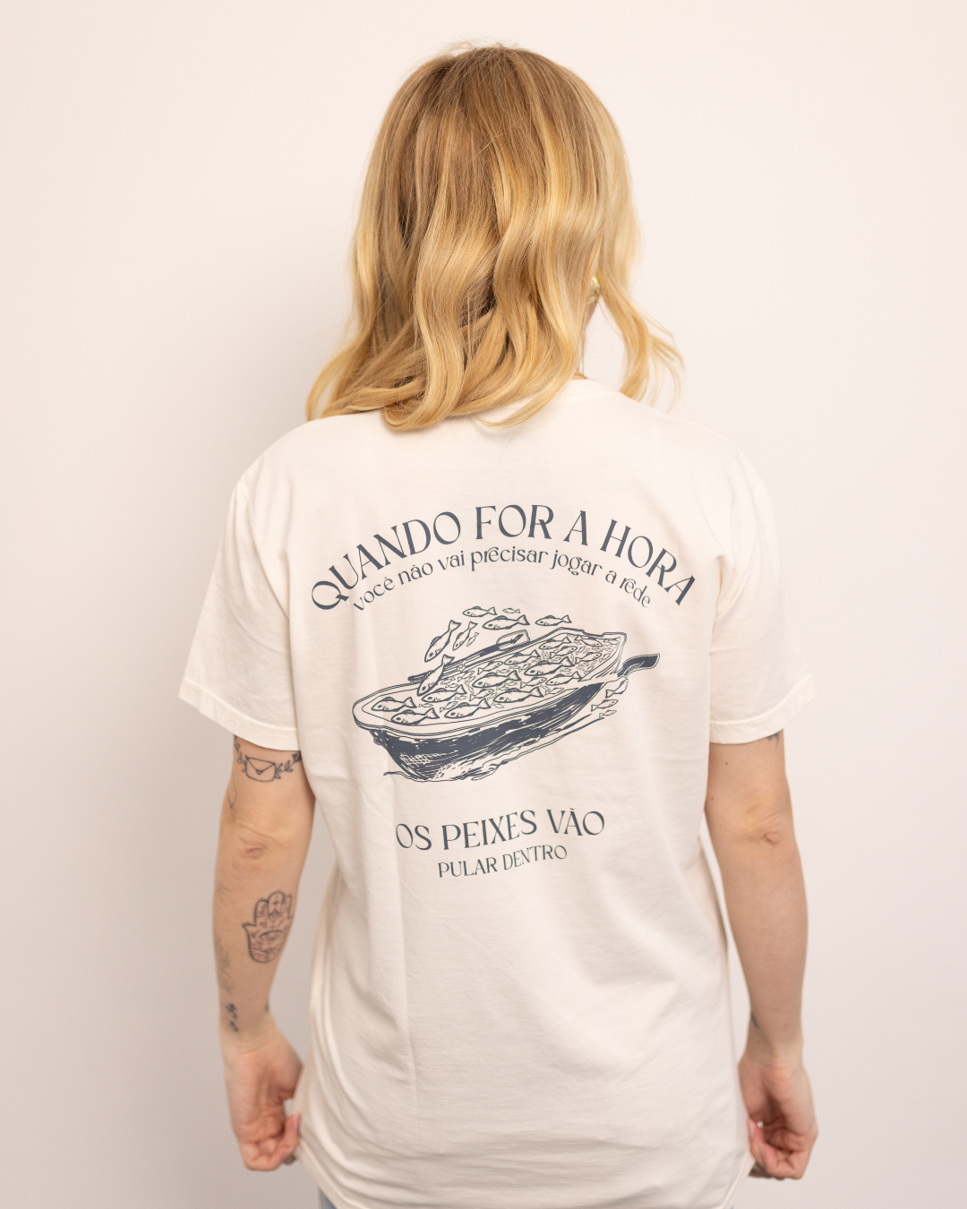 Camiseta Clássica Feminina - João 21:6