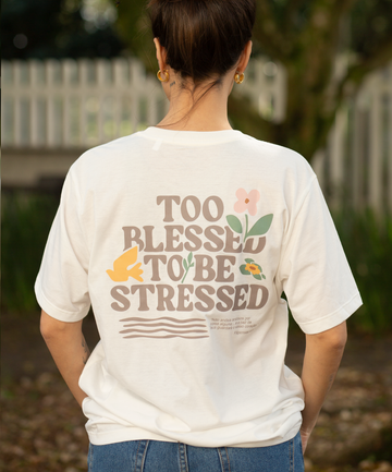 Camiseta Clássica Feminina - Abençoada