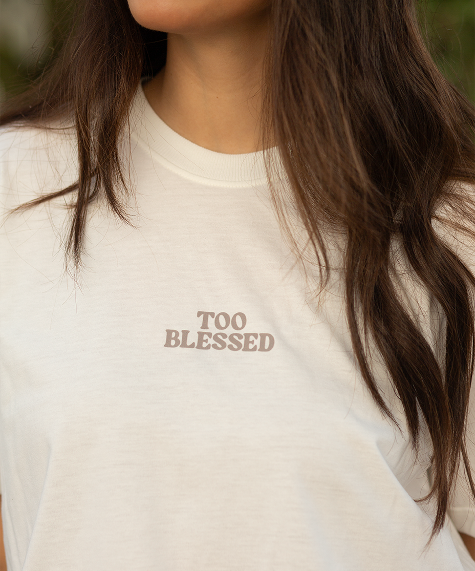 Camiseta Clássica Feminina - Abençoada
