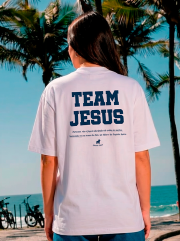Camiseta Oversized Feminina - Do Brasil para o Mundo OffWhite