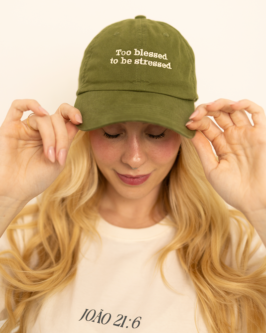 Boné Verde - Too Blessed