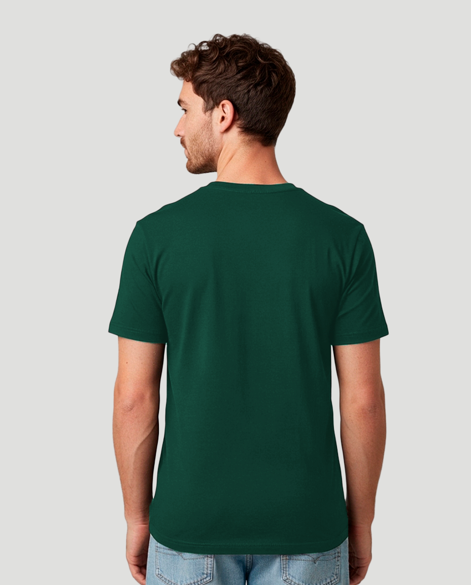 Camiseta Clássica Masculina - Pressa + Fé