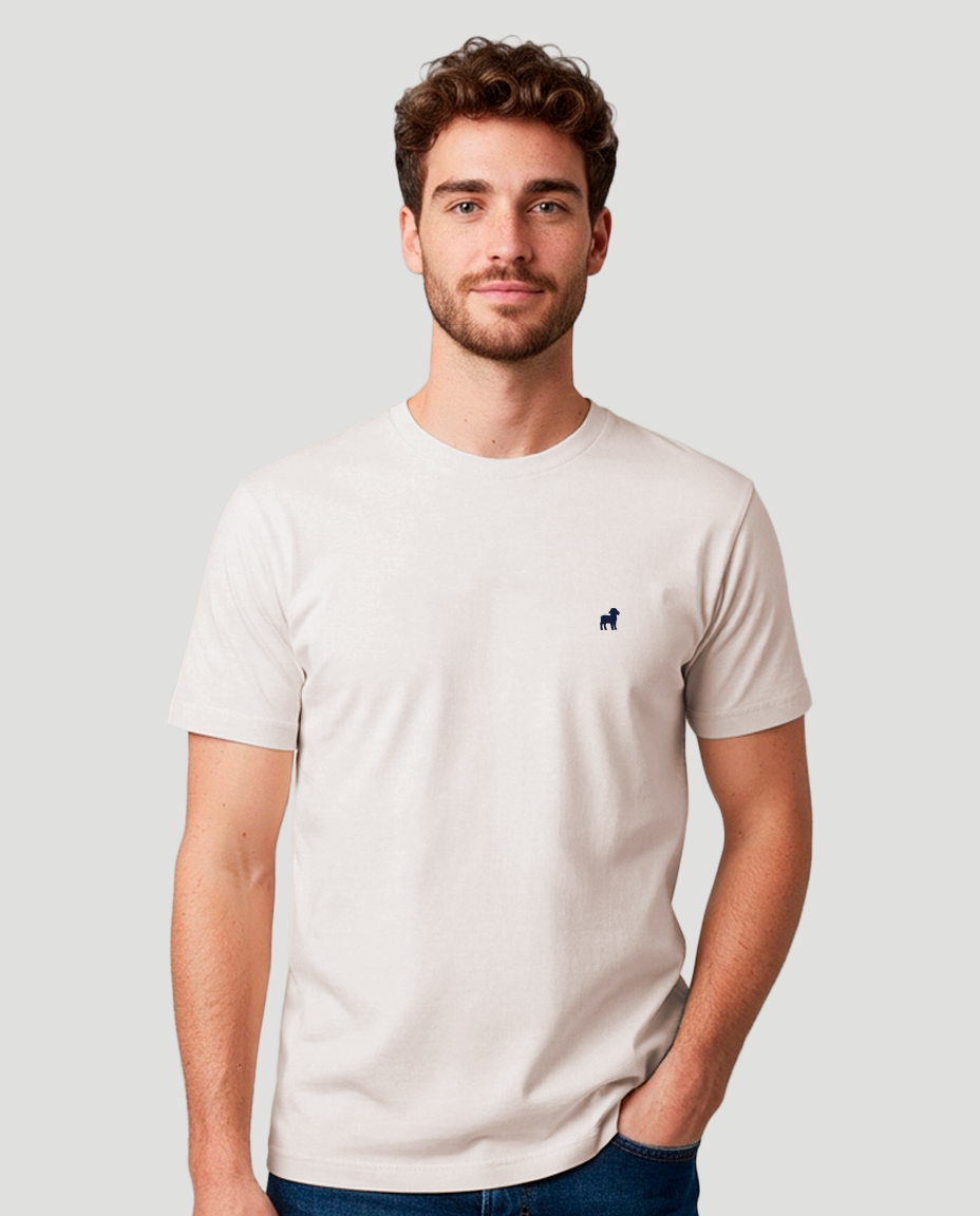 Camiseta Clássica Masculina - Viva como se Jesus fosse voltar amanhã