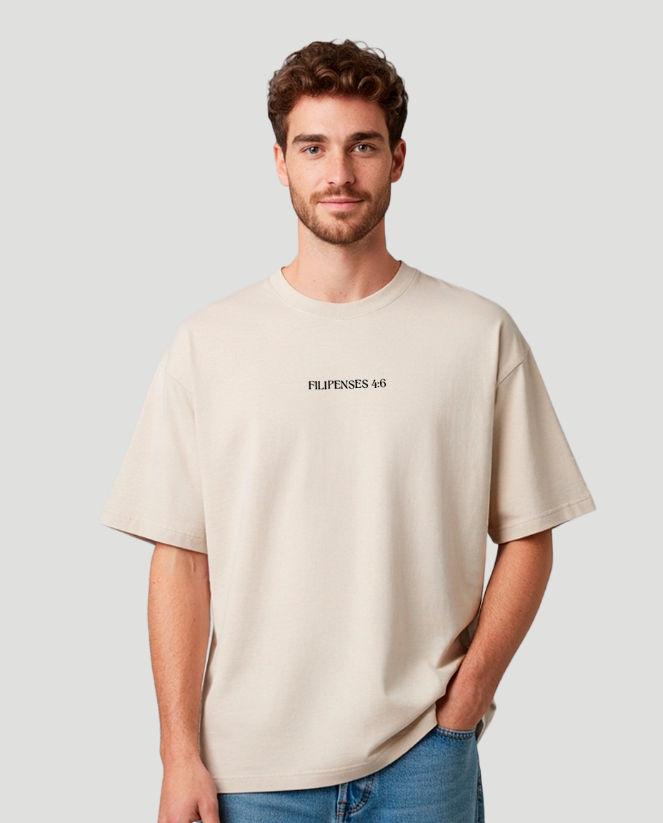 Camiseta Oversized - Não espere esperando