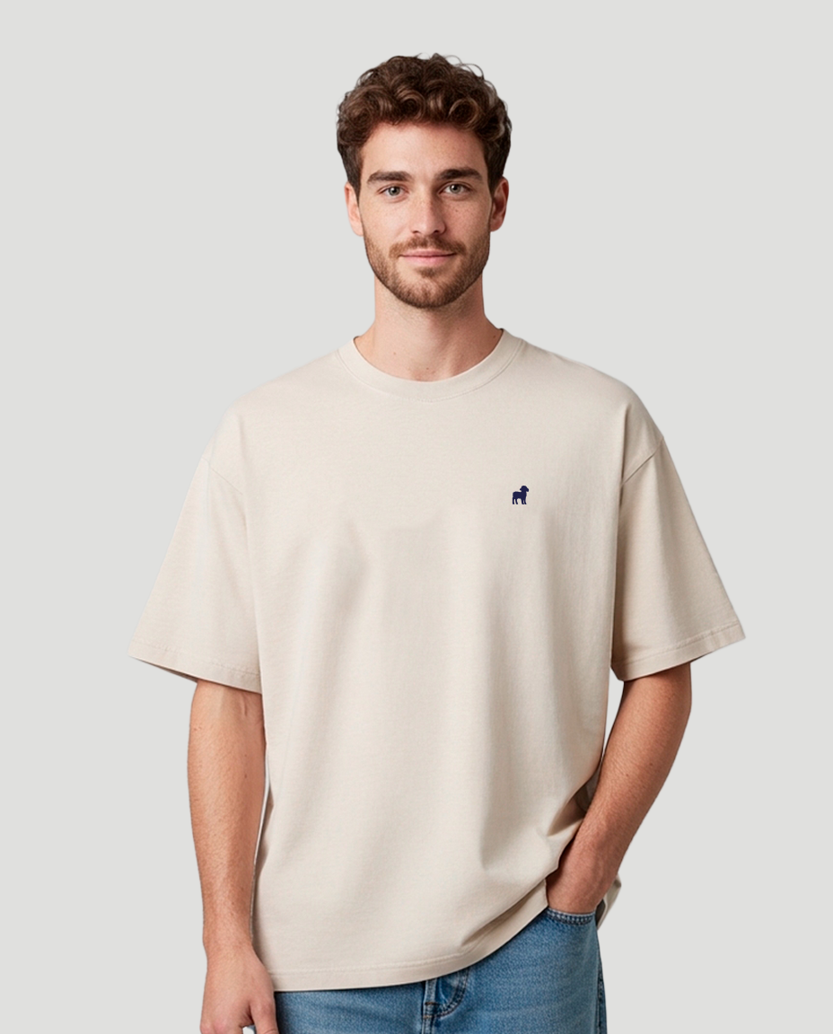 Camiseta Oversized Viva como se Jesus fosse voltar amanhã