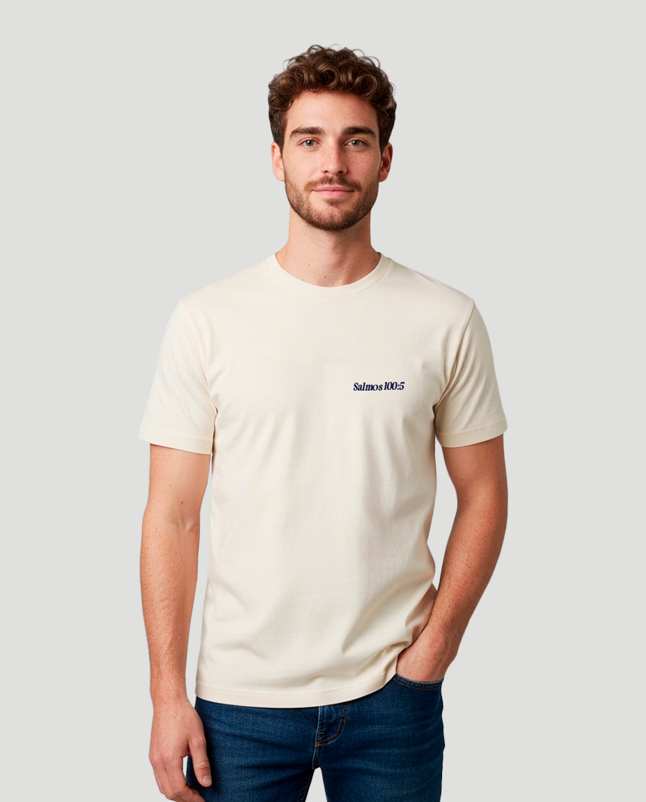 Camiseta Clássica Maculina - Deus é bom o tempo todo