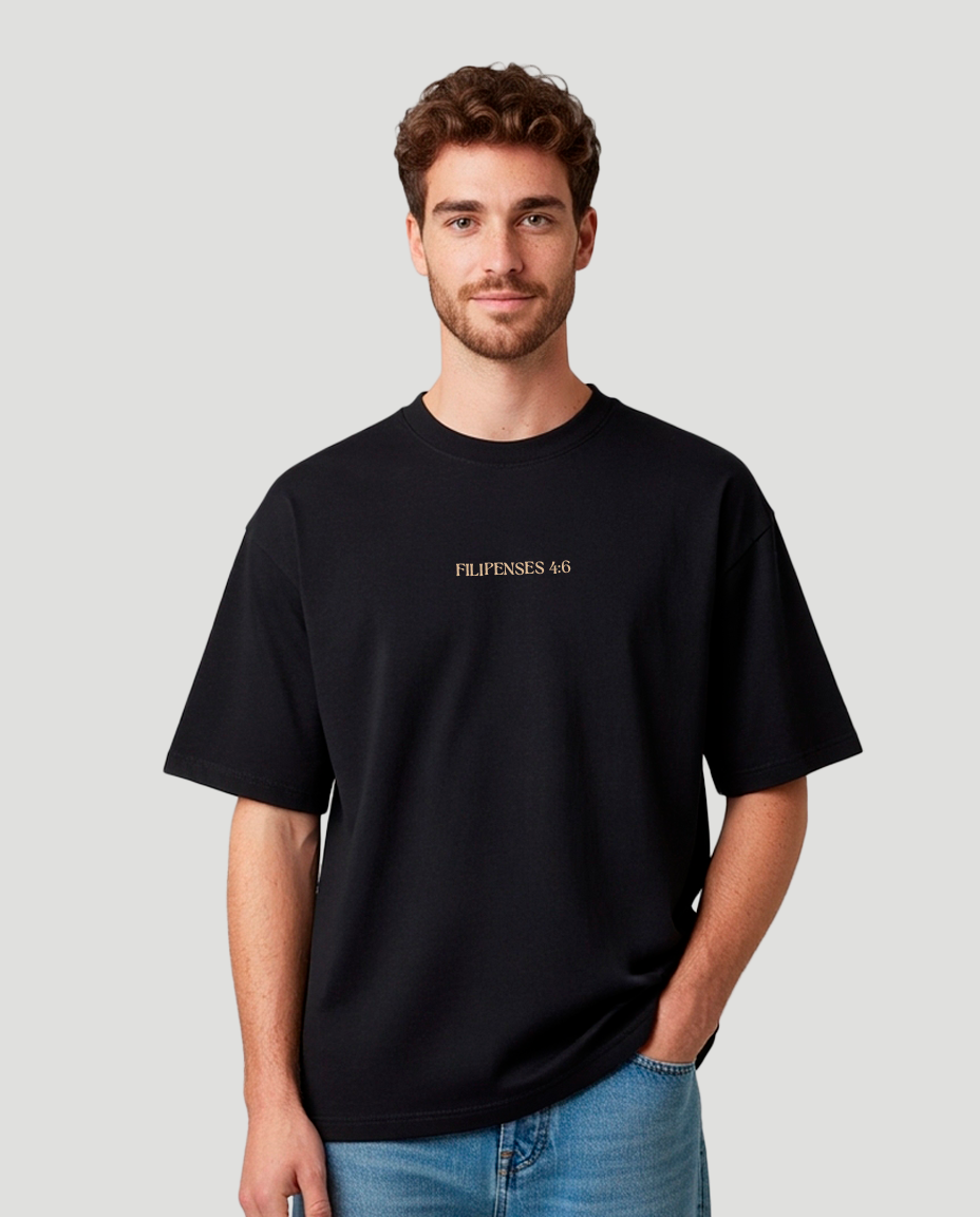 Camiseta Oversized - Não espere esperando