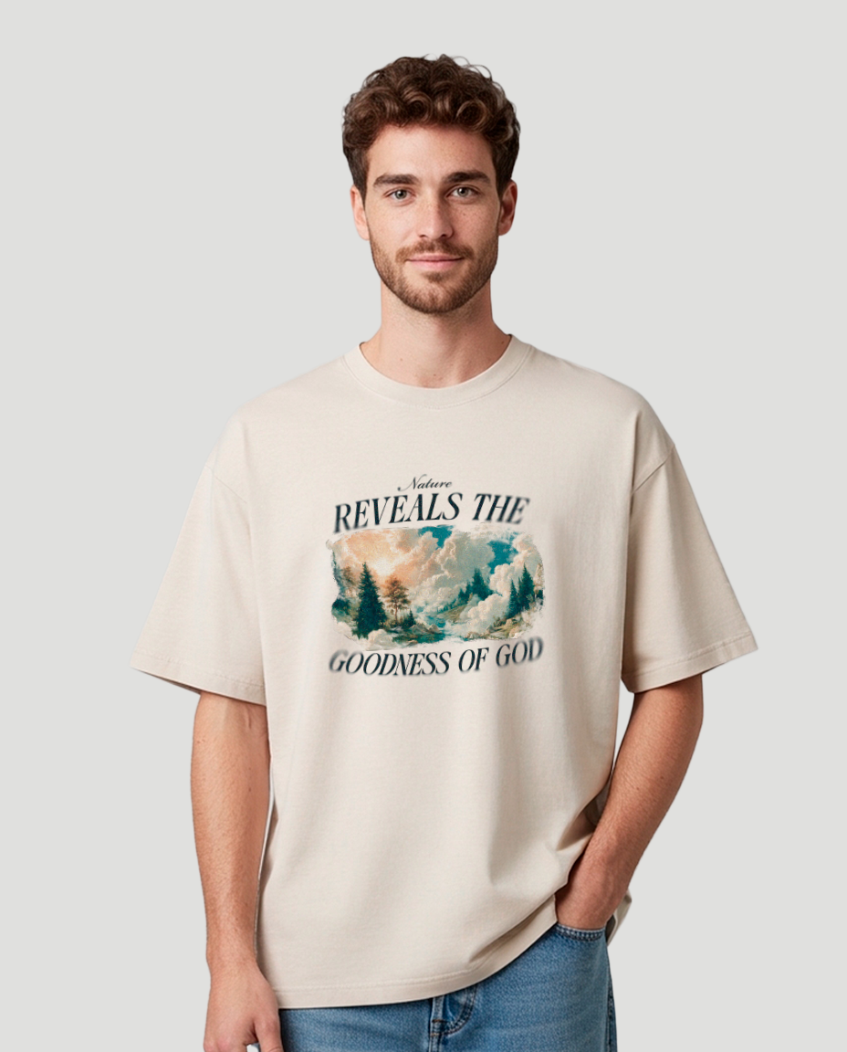 Camiseta Oversized - Natureza
