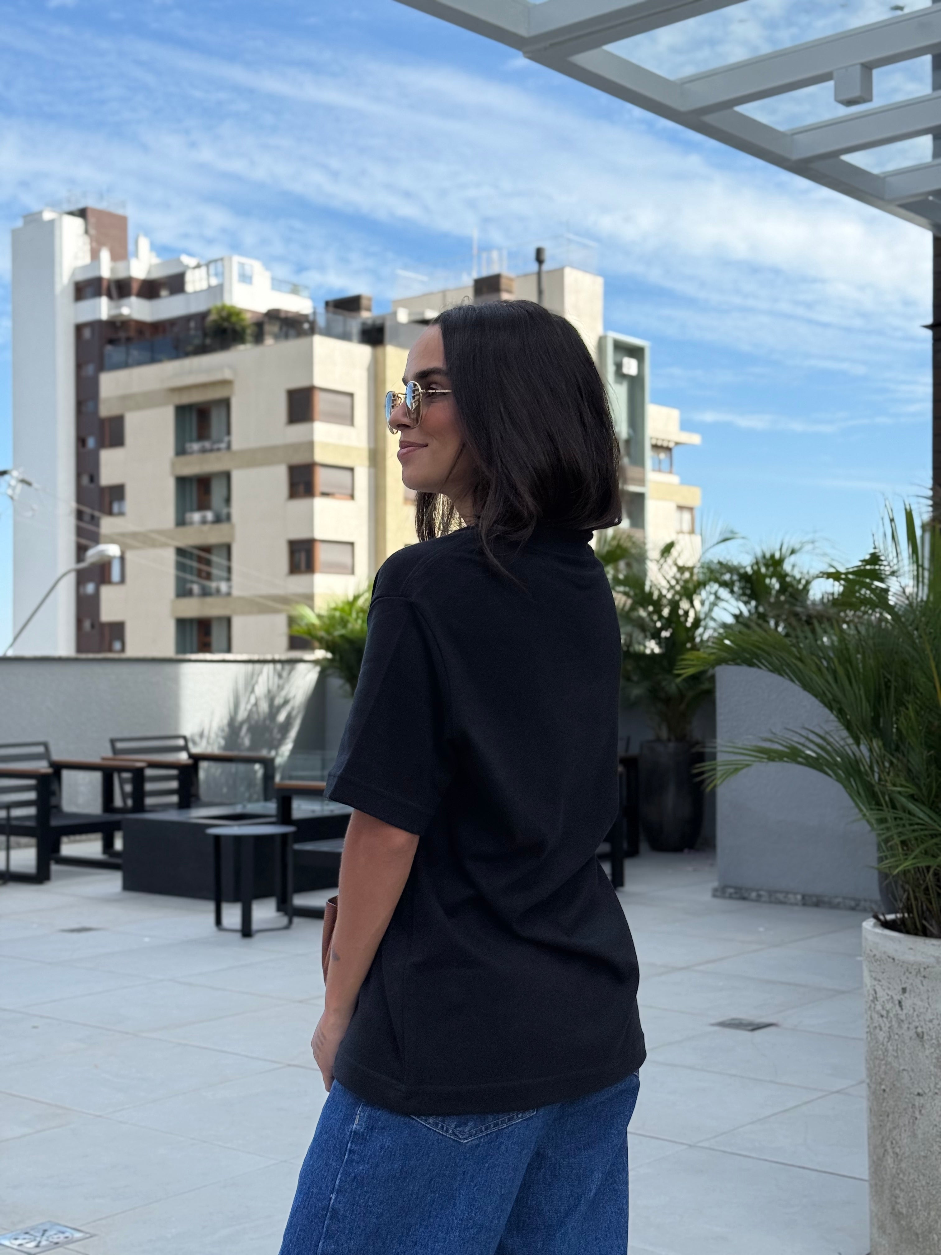 Camiseta Oversized Feminina - In GOD we trust