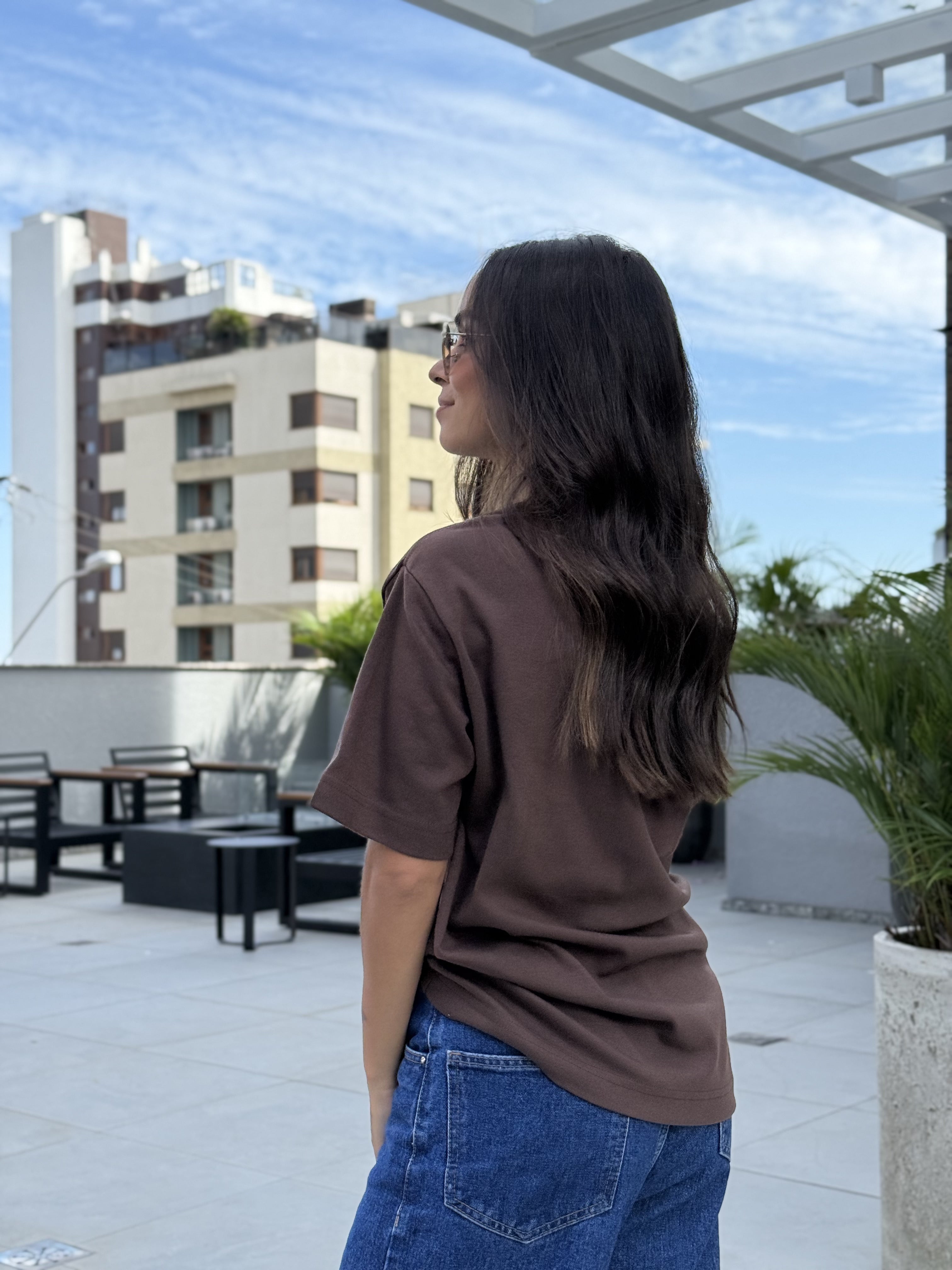 Camiseta Oversized Feminina - Deus escreve certo