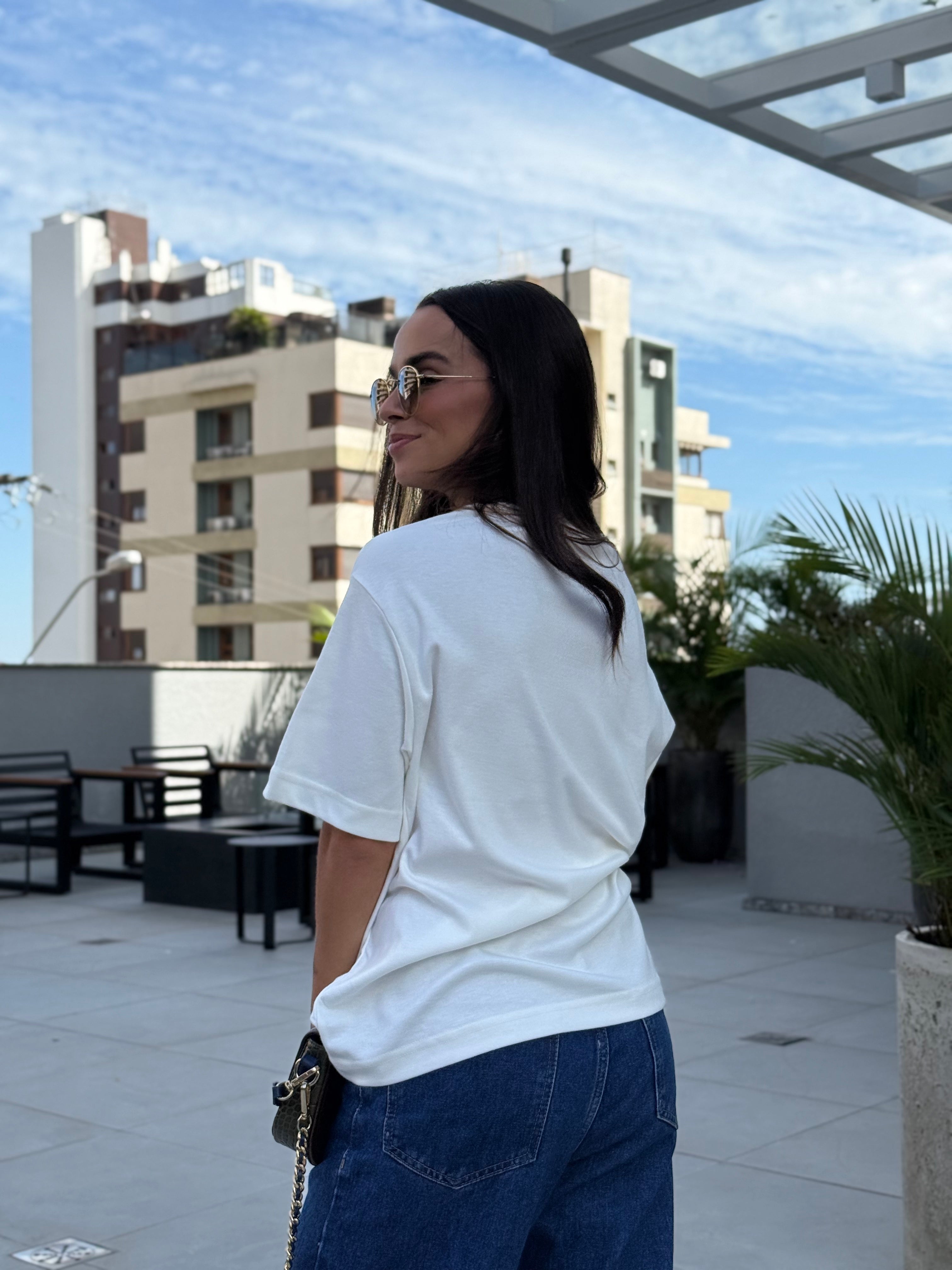 Camiseta Oversized Feminina - In GOD we trust