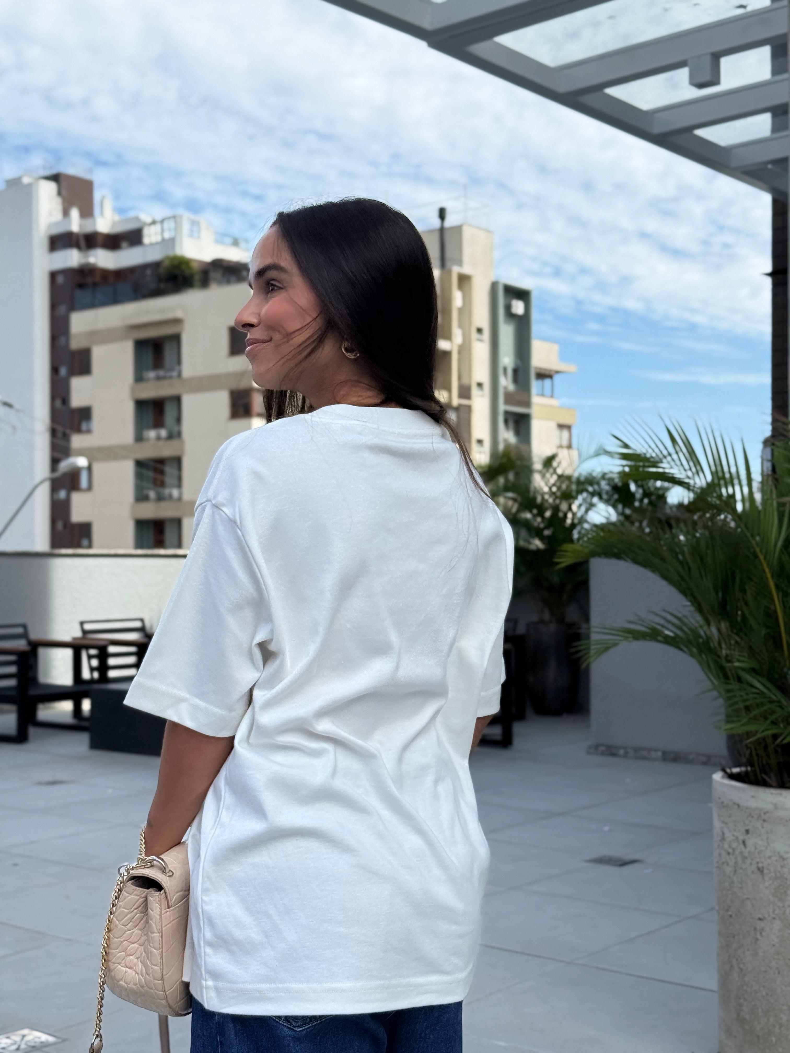 Camiseta Oversized Feminina - Natureza