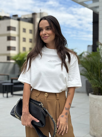 Camiseta Oversized Feminina - Directed by Jesus Cristo