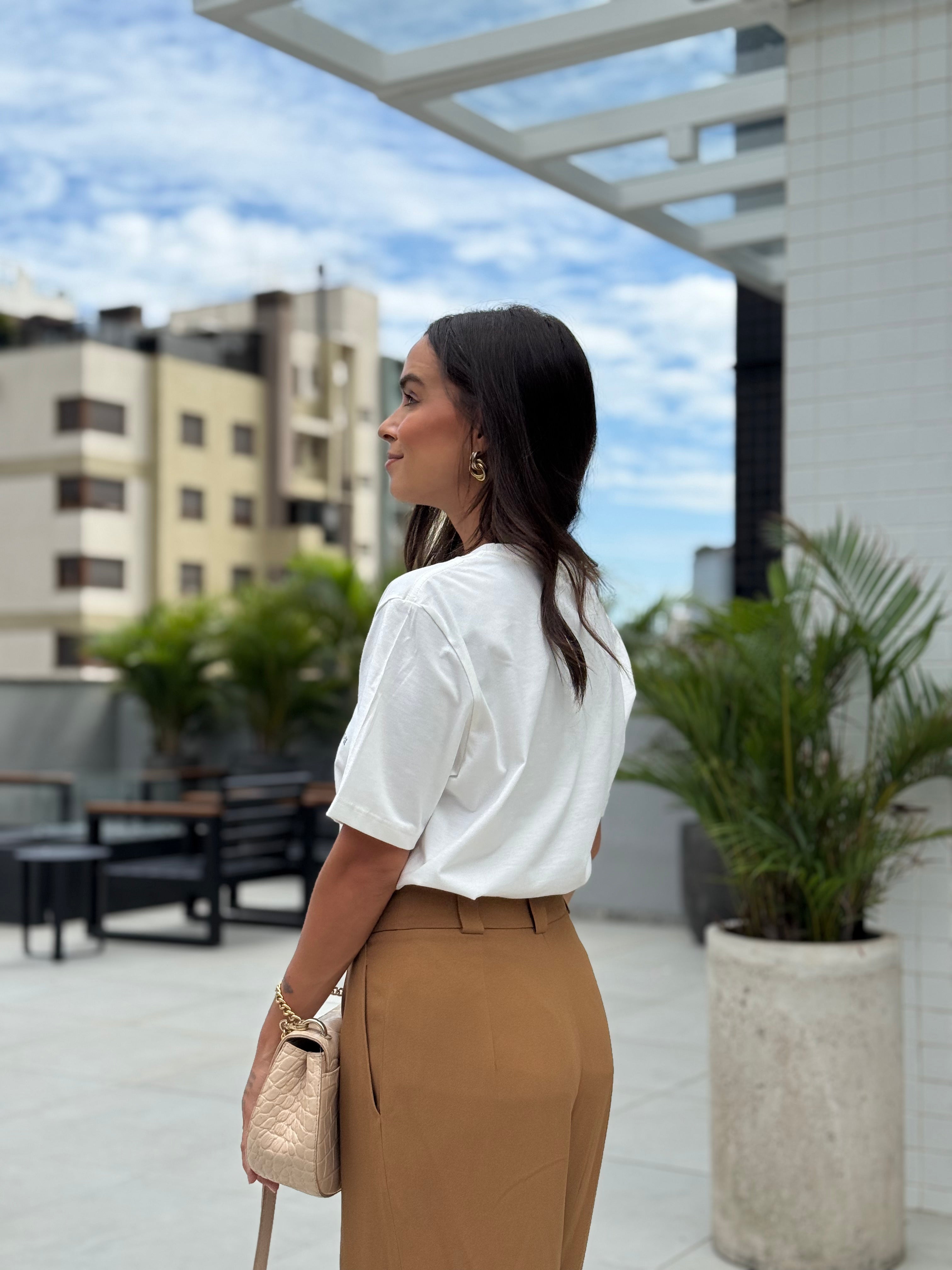 Camiseta Oversized - Alegre-se no Senhor Feminina
