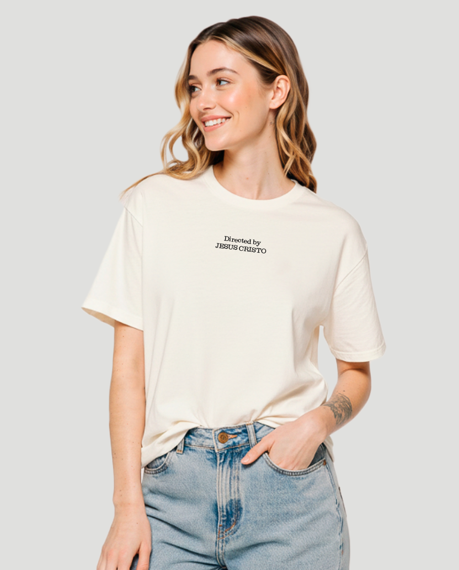 Camiseta Clássica Feminina - Directed by Jesus Cristo