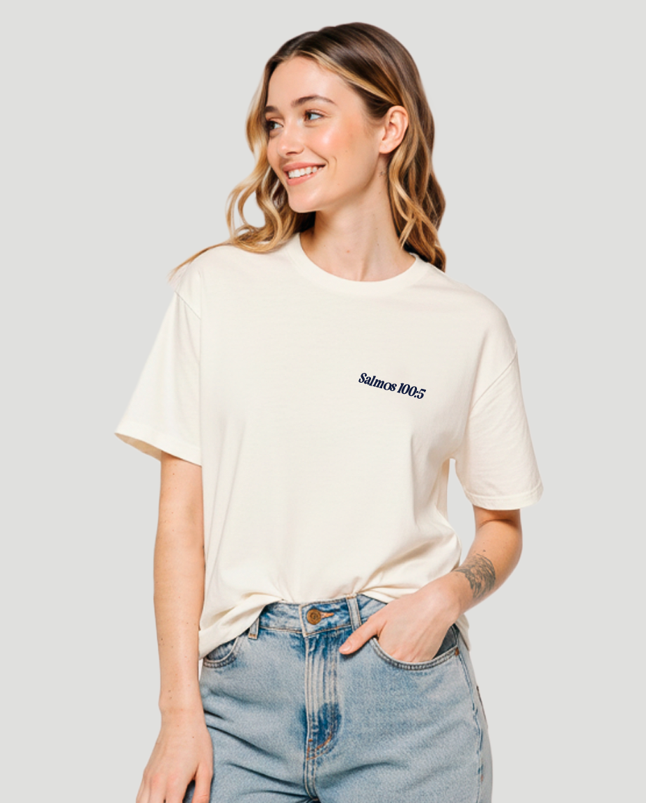 Camiseta Clássica Feminina - Deus é bom o tempo todo