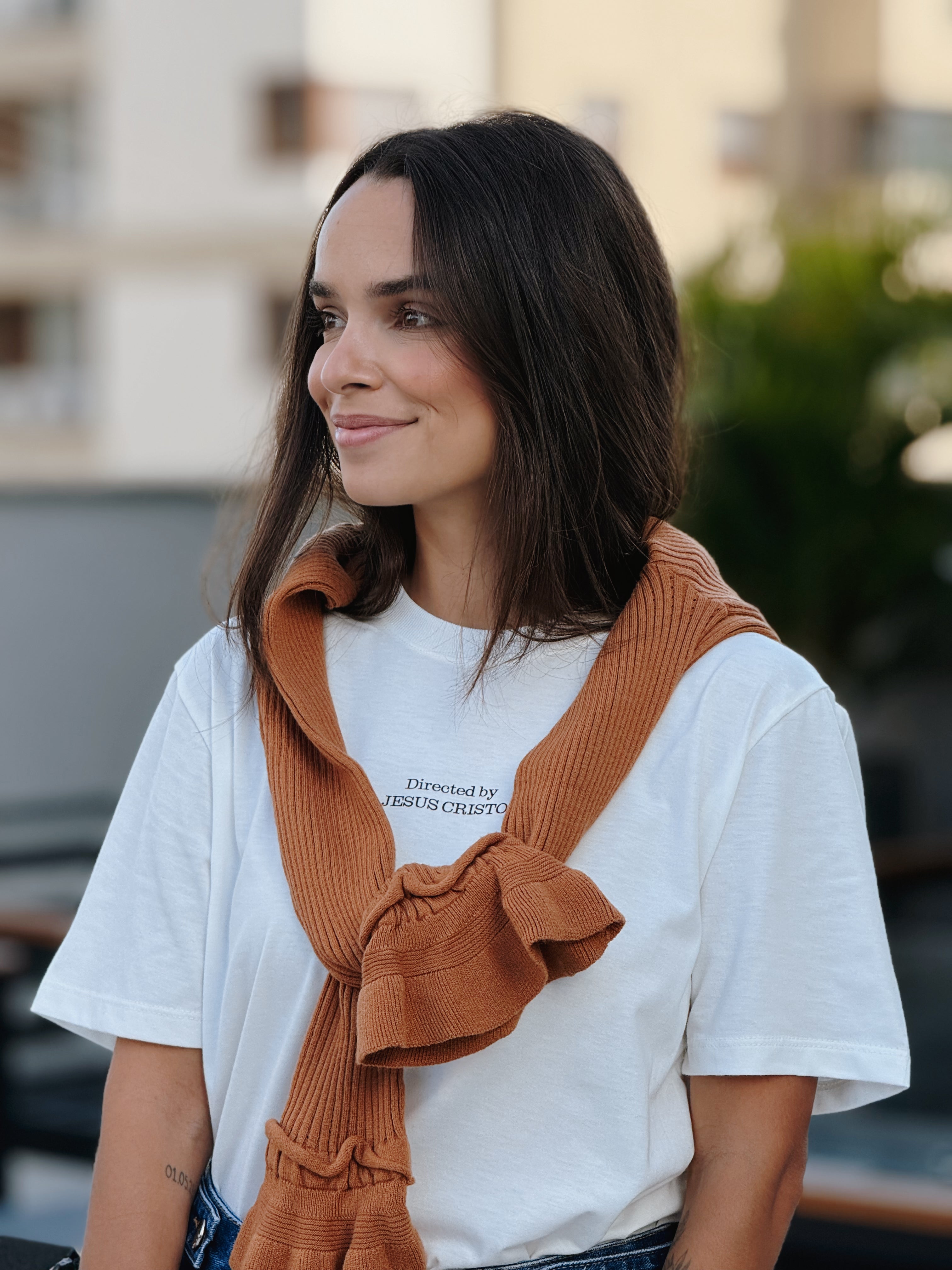 Camiseta Clássica Feminina - Directed by Jesus Cristo
