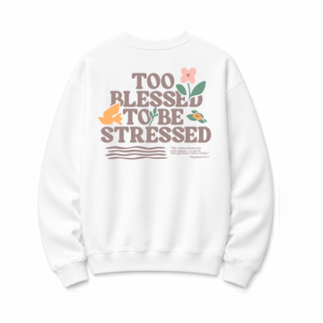 Moletom Abençoada Feminino Offwhite