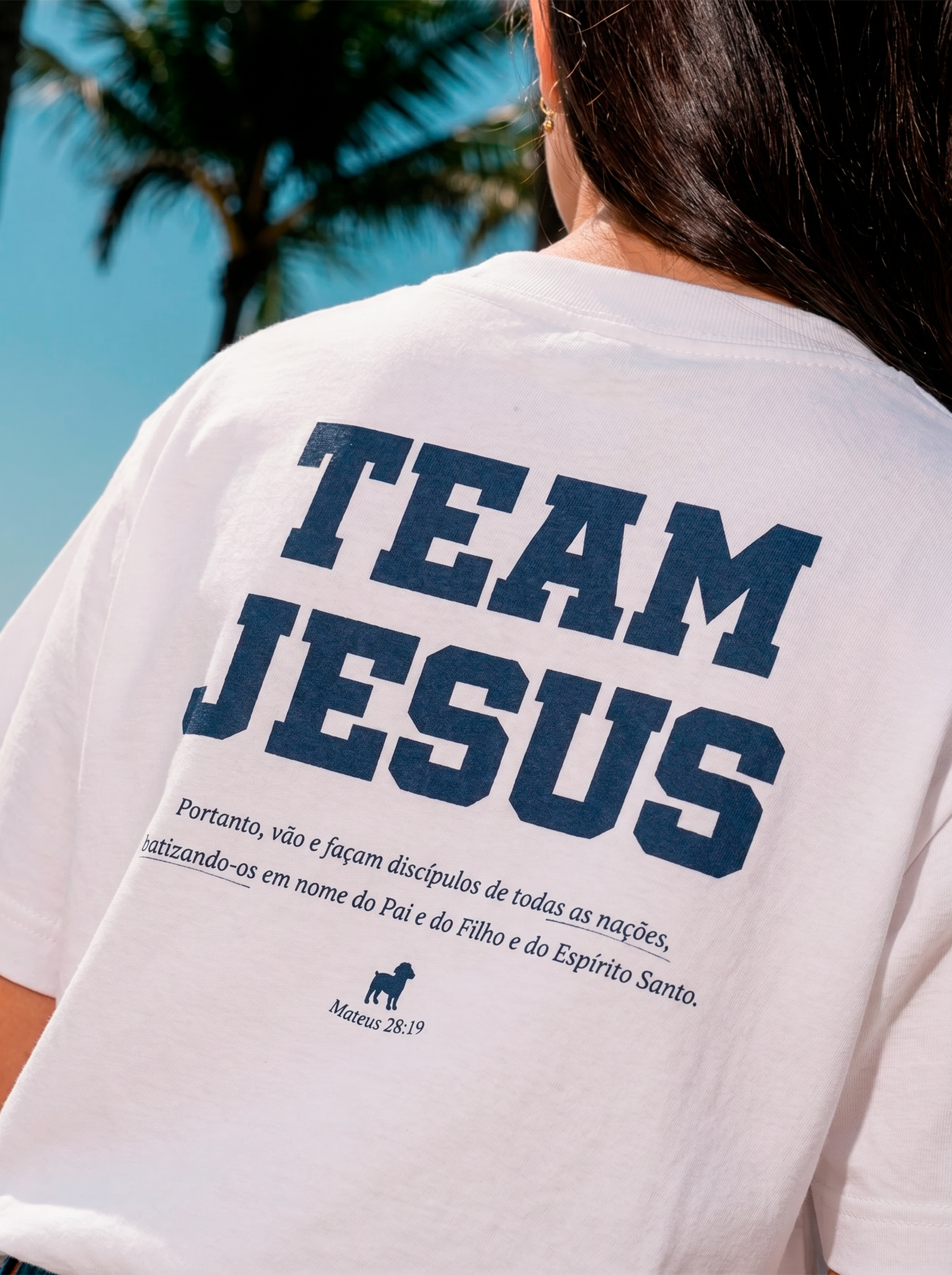 Camiseta Infantil Offwhite - Brasil