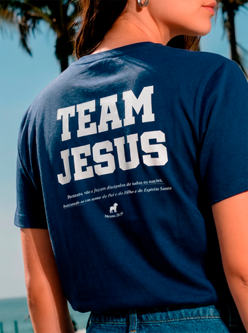 Camiseta Clássica Feminina - Brasil Azul