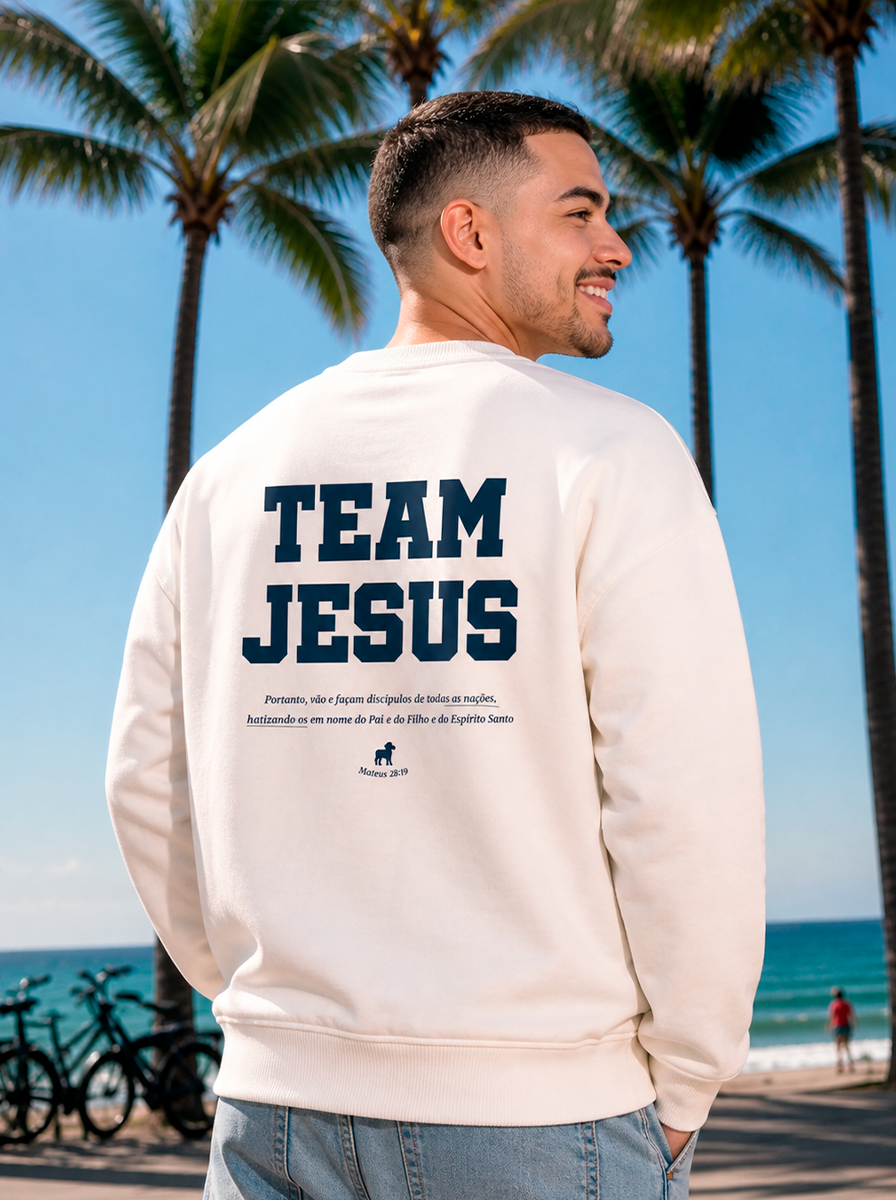 Moletom Masculino - Brasil Off White