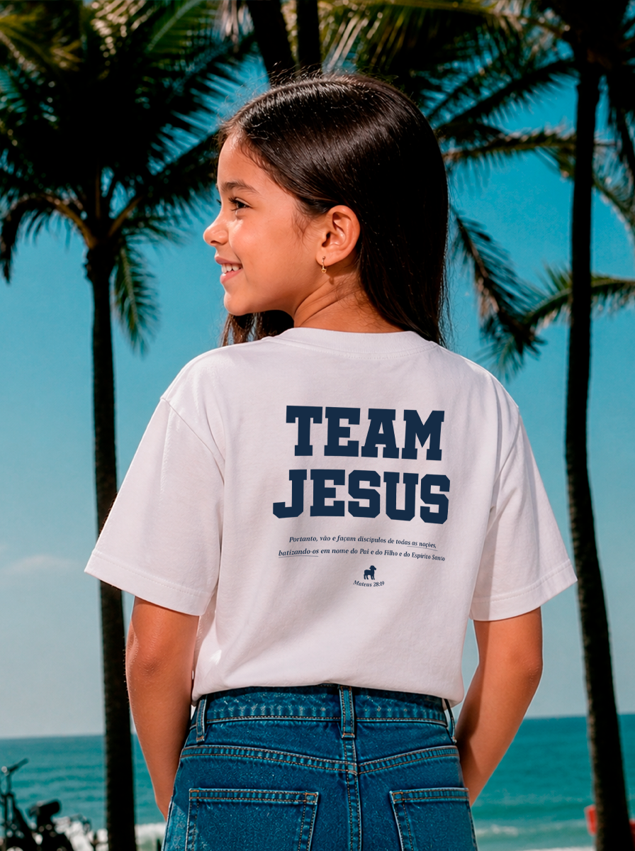 Camiseta Infantil Offwhite - Brasil