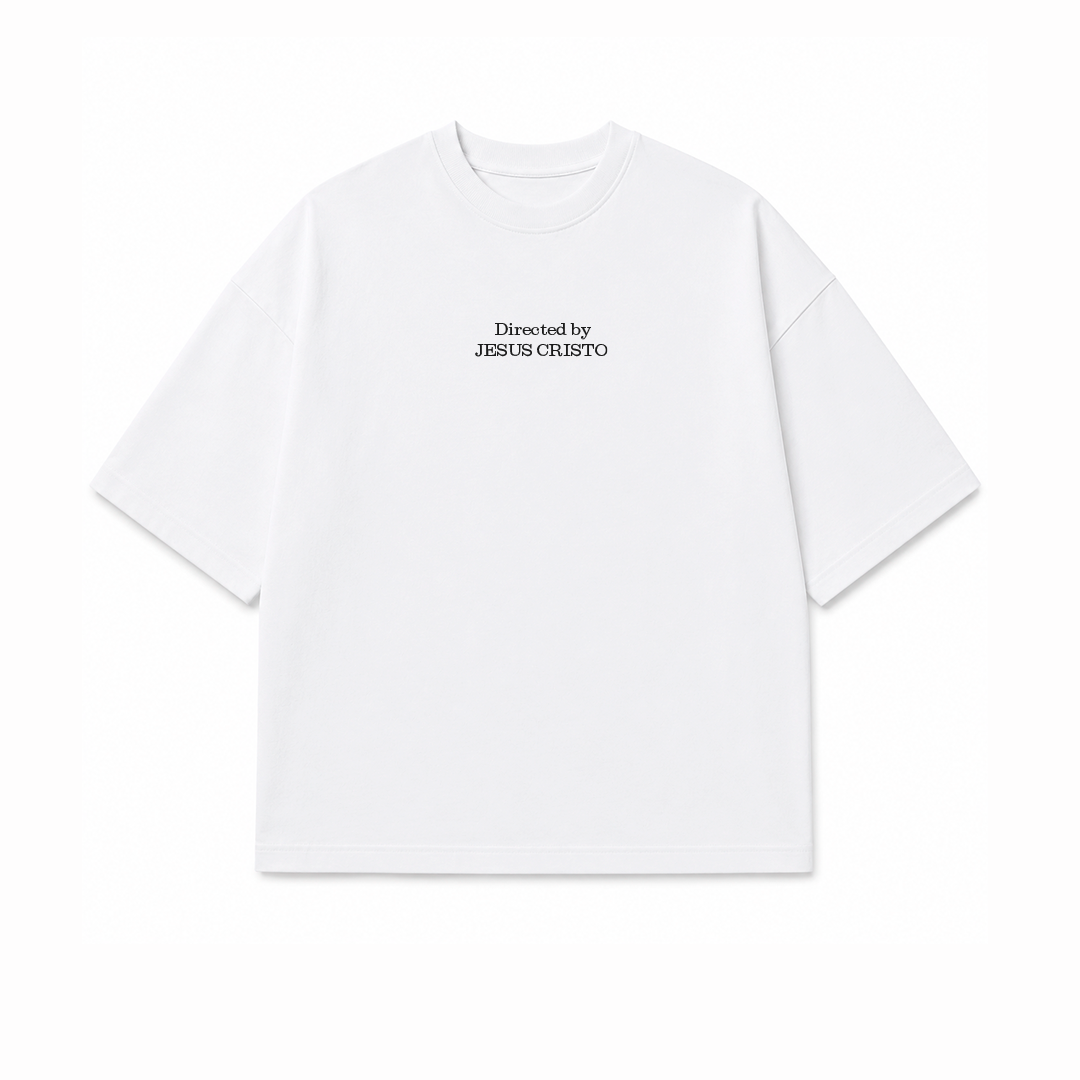 Camiseta Oversized Feminina - Directed by Jesus Cristo