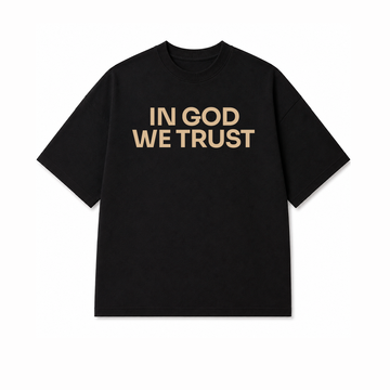 Camiseta Oversized Feminina - In GOD we trust